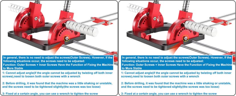 Portable Drill Guide Multi Angle Drill Guide Self-Centering Precision Drilling Jig Attachment for Drilling Angled or Straight Holes,Heavy-Duty 0° to 60° Angle Drilling Guide