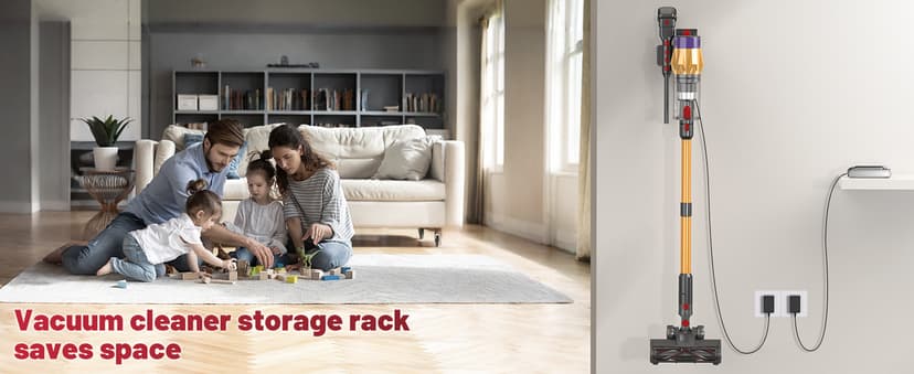 Cordless Vacuum Cleaner, 550W 55KPA 60 Mins Runtime Self-Standing Vacuum Cleaners, Stick Vacuum with Charging Dock Station Removable Battery, Handheld Vacuum for Pet Hair/Carpet/Floor