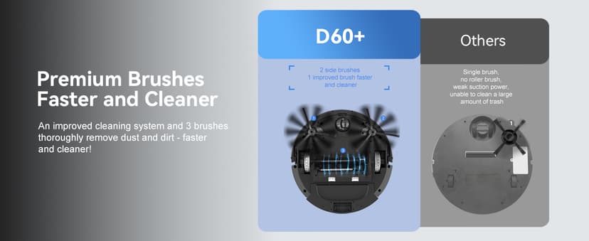 Robot Vacuum Cleaner with Self-Emptying Base – 9000Pa Suction, 85 Days of Dust Storage, Wi-Fi/App/Alexa Control – Ideal for Hard Floors, Low Carpets, and Pet Hair