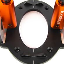 O'SKOOL Multi-Angle Drill Guide for Cordless Drills, Adjustable from 0° to 60° for Flat and Round Workpieces