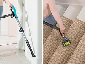 Bissell CleanView Swivel Pet Reach Full-Size Vacuum Cleaner, with Quick Release Wand, & Swivel Steering, 3198A, Color May Vary