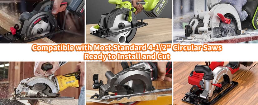 ENERTWIST 4-1/2 Inch 120T Circular Saw Blade 3/8 Inch (9.5mm) Arbor, Pack of 2-Pieces for Plywood, OSB, Paneling and Vinyl Siding Fast and Smooth Cutting Saw Blade