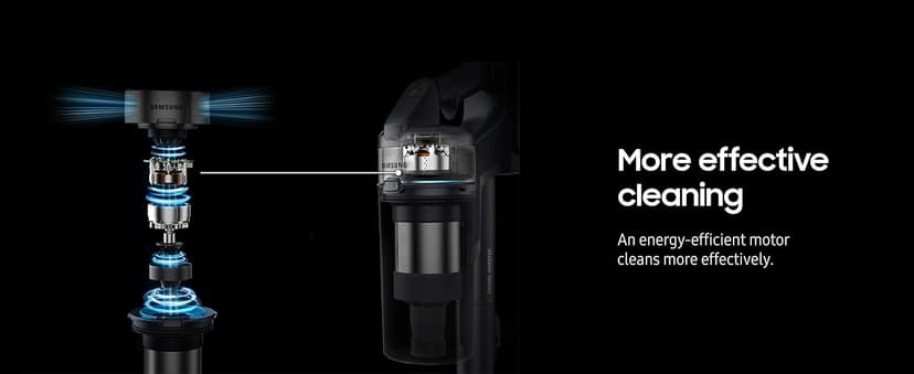SAMSUNG Jet 60 Pet Cordless Stick Vacuum Cleaner w/ Removable Battery, Advanced Floor Cleaning, Jet Fit Brush to Clean Hardwood, Carpet and Tile, Lightweight Design, VS15A6032R7, Rose Gold