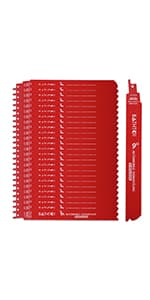 25 Pack 9 Inch 14/18 Tpi Reciprocating Saw Blades for Metal Cutting, Carbide Alloy Steel Sawzall Blades for Automobile Dismantling with 8% Cobalt for Longer Life and Faster Cutting Speed