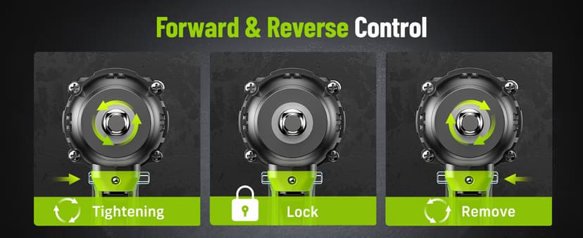 Cordless Impact Wrench, 406Ft-lbs (550N.m) Brushless 1/2 inch, 2800RPM High Torque Impact Gun, 2x 4.0Ah Battery, Charger, 4 Sockets, Electric Impact Wrench for Car Home