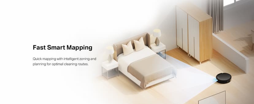 Tapo Ultra-Slim LiDAR Smart Navigation Robot Vacuum and Mop with Self-Emptying Dock, 5300Pa Max, 97%+ Dust Pickup Rate, Self-Charging, Compatible with Alexa & Google Home, RV20 Max Plus