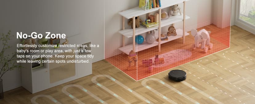 Robot Vacuum and Mop Combo, LiDAR Navigation with Ultra Slim Design, Smart Mapping Robotic Vacuum Cleaner, 9000Pa Suction, Customizable Cleaning for Pet Hair, Carpets, and Hard Floors