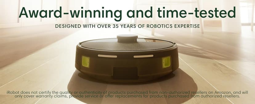 Roomba 105 Vac Robot Vacuum + AutoEmpty Dock - Self-Empties for 75 Days, Easy to use, Intense Power-Lifting Suction, LiDAR Navigation, Multi-Surface Cleaning, Cleans in Neat Rows, Works with Alexa