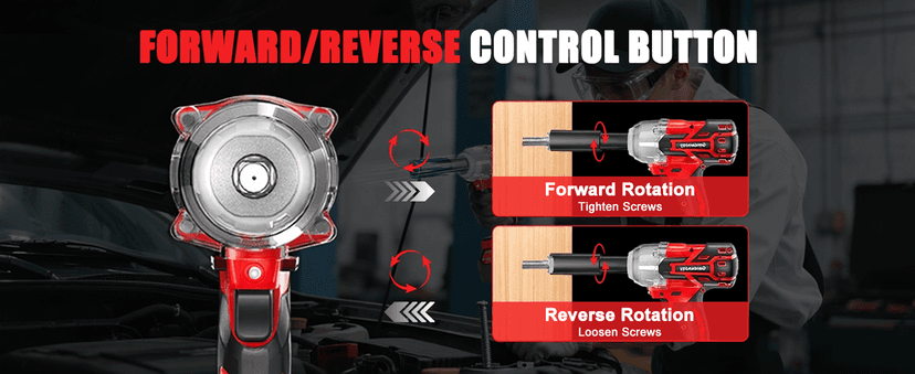 Cordless Impact Wrench 1/2 Inch, 21V Max Brushless, 450 Ft-lbs (600N.m) Max Torque, 3-Speed, w/ 4.0Ah Battery & Quick Charger, 6Pcs Impact Sockets - for Automotive Repair, Tire Changing, Home DIY