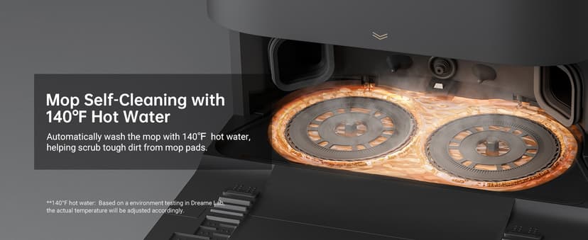 dreame X30 Ultra Robot Vacuum and Mop Combo, Extendable & Liftable Mop, 75Days Self-Emptying Robot Vacuum, 260Mins Runtime, 8,300 Pa Suction, 140°F Self-Cleaning & Auto-Drying Mops