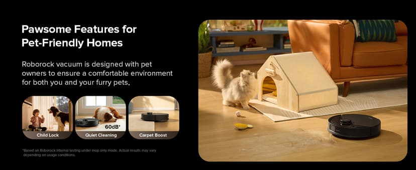 roborock Q10 X5+ Robot Vacuum and Mop, Self-Emptying, Hands-Free Cleaning for up to 7 Weeks, 10,000Pa Suction, Obstacle Avoidance, LiDAR Navigation, No-Go Zones, Black