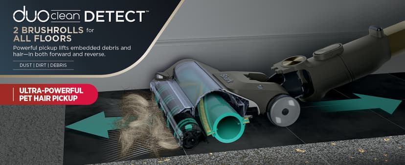 Shark PowerDetect Clean & Empty Cordless Stick Vacuum & Auto-Empty System, Powerful Suction, HEPA Filtration, Carpet & Hard Floor, Portable, Stick Vacuum for Pet Hair, Dark Gray, IP3253