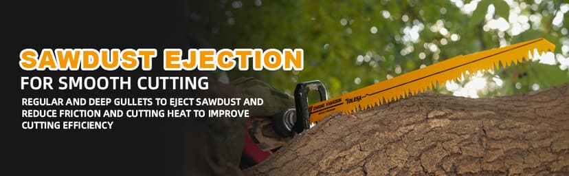 TOLESA 12 Pack CR-V Sawzall Pruning Blades 6 Inch+9 Inch for Tree Branch Root Wood Cutting, Reciprocating Saw Blade for Professional, DIYer, Gardener(Christmas Gift)