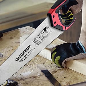 14 in. Pro Hand Saw, 11 TPI Fine-Cut Soft-Grip Hardpoint Handsaw Perfect for Sawing, Trimming, Gardening, Cutting Wood, Drywall, Plastic Pipes, Sharp Blade, Ergonomic Non-Slip Handle (green)