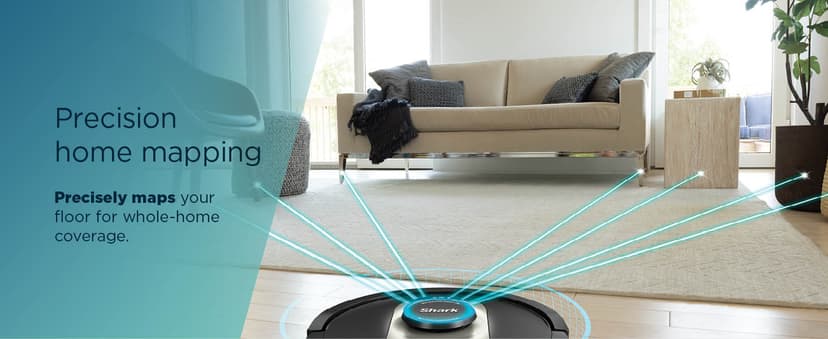 Shark AV2501AE AI Robot Vacuum with XL HEPA Self-Empty Base, Bagless, 60-Day Capacity, LIDAR Navigation, Perfect for Pet Hair, Compatible with Alexa, Wi-Fi Connected, Carpet & Hard Floor, Black