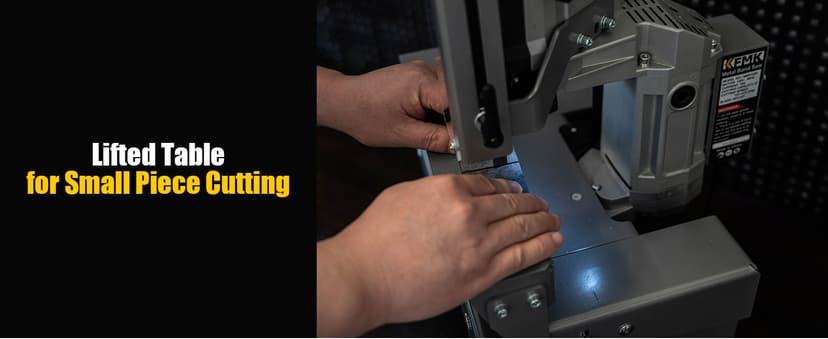 10A Variable Speed Metal Band Saw with Large Workbench, 5" Cutting Capacity, Adjustable Speed 137-472 FPM, BandSaw Perfect for Metalworking, Knife Cutting