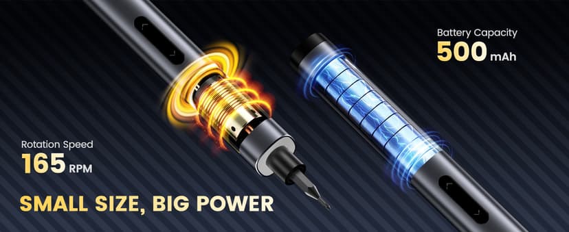 Electric Screwdriver Set, UF-TOOLS Rechargeable Cordless Screwdriver Kit, Precision Repair Tool Kit with Bits, LED Lights, Charging Cable, Carrying Case, for Watches, Phones, Glasses