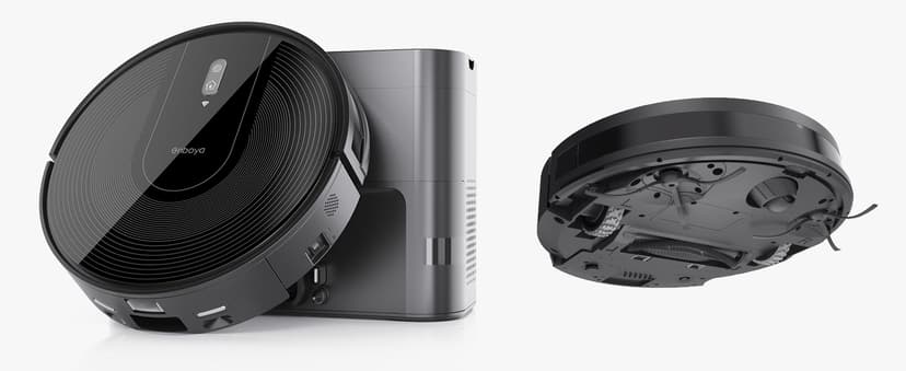 Robot Vacuum Cleaner with Self-Emptying Base – 9000Pa Suction, 85 Days of Dust Storage, Wi-Fi/App/Alexa Control – Ideal for Pet Hair, Hard Floors, and Low Carpets