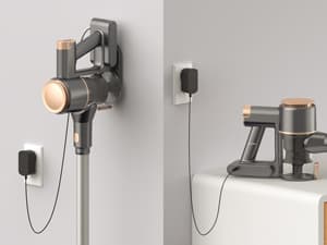 N8 Cordless Vacuum Cleaner, Lightweight Stick Vacuum with Powerful Suction, 2200mAh Battery, 40 Mins Runtime, Self-Standing, Rechargeable Vacuum Cleaners for Home Hardwood Floor Carpet Pet Hair (Gold)