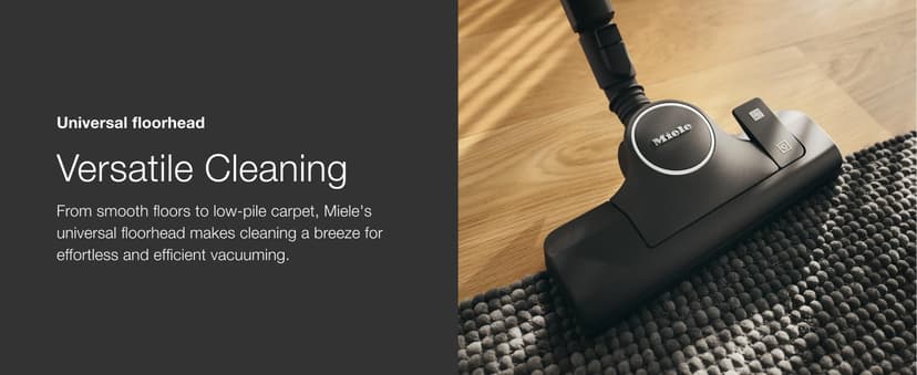 Miele Classic C1 Pure Suction Bagged Canister Vacuum, Graphite Grey - Portable, Household