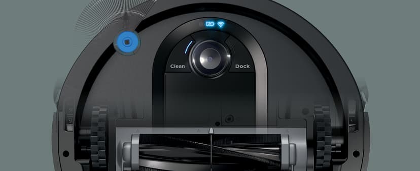 Shark RV912S EZ Robot Vacuum with Self-Empty Base, Bagless, Row-by-Row Cleaning, Perfect for Pet Hair, Compatible with Alexa, Wi-Fi, Dark Gray