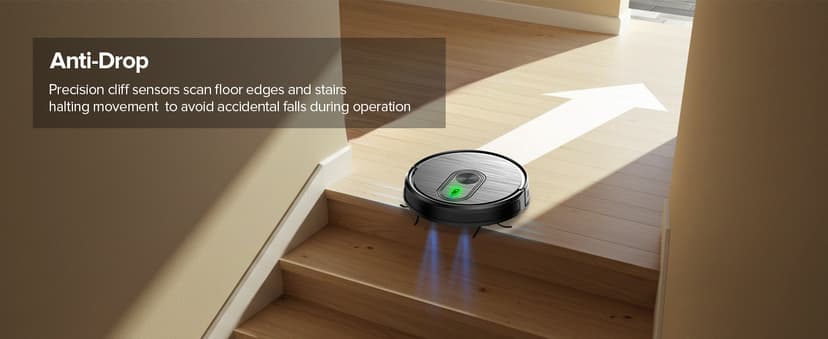 Robot Vacuum and Mop Combo, 2 in 1 Vacuuming & Mopping Robot with Schedule, App/Bluetooth/Voice, 3200Pa Max Suction, Self-Charging Robot Vacuum Cleaner, Slim, Ideal for Pet Hair, Hard Floor, Carpet