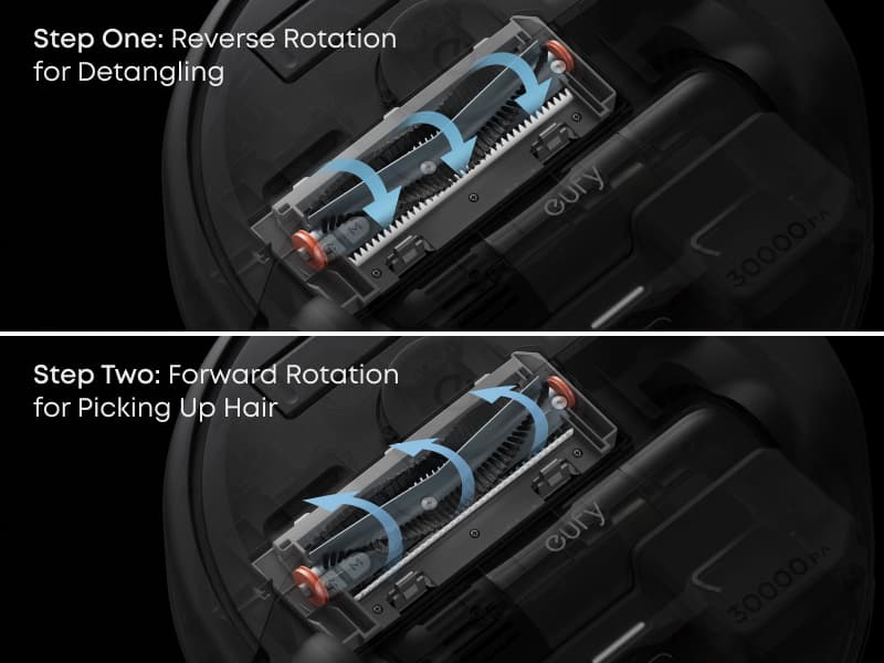 eufy Robot Vacuum 3-in-1 E20,with Versatile Stick and Handheld Vacuum Cleaner Combo,Self Emptying Up to 75 Days,Max 30,000Pa,Smart Obstacle Avoidance,Pro-Detangle,Perfect for Carpet,Crevices,Stairs