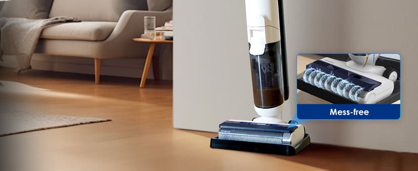 Tineco iFLOOR 5 Breeze Complete Wet Dry Vacuum Cordless Floor Washer, One-Step Cleaning for Hard Floors, Edge Clean, Auto Self-Cleaning, Lightweight & Cordless Design