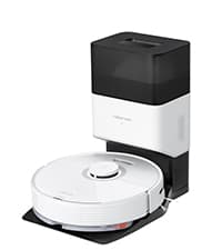 roborock S8+ Robot Vacuum, Sonic Mop with Self-Empty Dock, Stores up to 60-Days of Dust, Auto Lifting Mop, Ultrasonic Carpet Detection, 6000Pa Suction, White