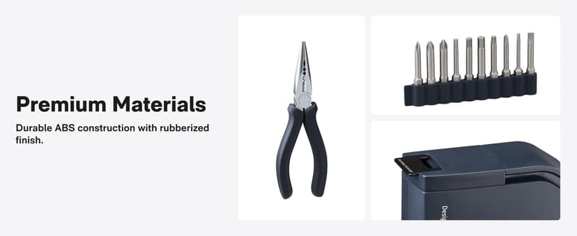 HOTO Cordless Brushless Drill Tool Set, Variable Speed, Hidden Buckle, Unique LED Screen, Intelligent Digital Display, Exquisite & Practical, High-end Drill Kit for Home/Daily Use