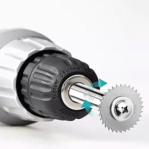 LitKiwi PVC Pipe Inside Cutter(4Pcs Saw Blades) with 1/4" Hex Shank,Plumbing Inside Cutter Internal Plastic Pipe Cutter,1-1/4" & 1-3/4" Or Larger Diameter, with Wire Saw