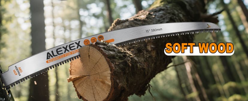 Japanese Teeth Sawzall Blades for Tree Trimming, 15 Inch Curved Edge Pruning Reciprocating Saw Blades 6TPI, Wood Cutting, Cr-V Sabre Saw Blades Better Wear Resistance 6 Pack