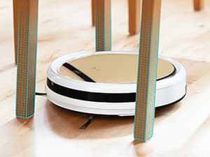 ILIFE V5s Plus Robot Vacuum and Mop Combo, Works with 2.4G WiFi, Alexa/App/Remote Control, Automatic Self-Charging Robotic Vacuum Cleaner, for Pet Hair, Hard Floor, Low Carpet (V5s Pro Upgraded)